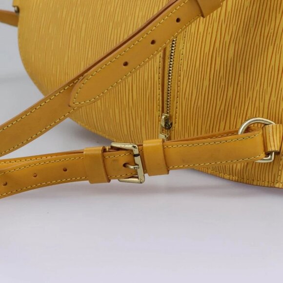 LOUIS VUITTON Epi Mabillon Backpack Yellow M52239 LV Auth MY025 - Picture 10 of 15